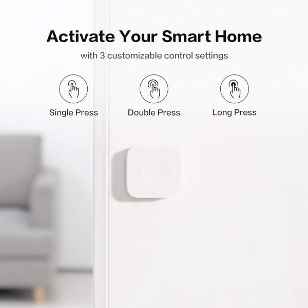 Aqara Wireless Mini Switch, Requires AQARA HUB, Zigbee Conne... - Image 6