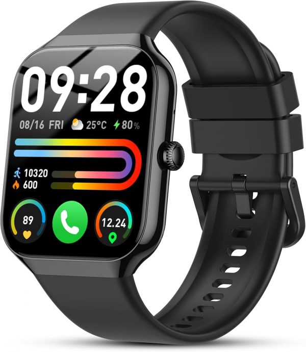 Smart Watch for Men Women Answer/Make Calls, 1.96" Fitness W... - Image 2