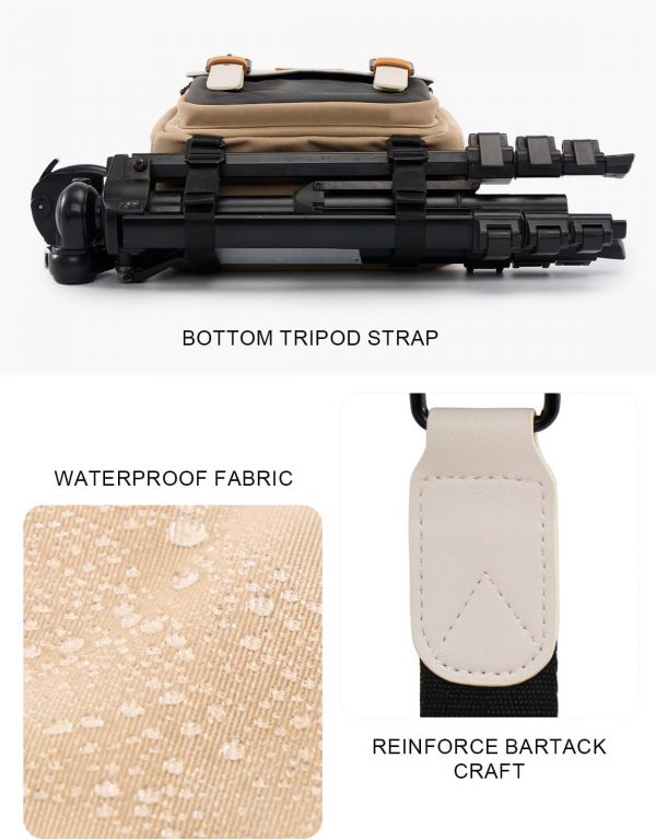 Cwatcun Camera Shoulder Bag Compact Camera Case, Small Water... - Image 8