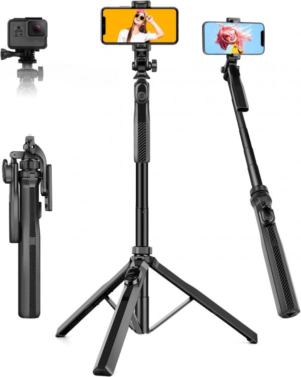 JOILCAN 70" Cell Phone Selfie Stick Tripod, Extendable Mobil... - Image 2