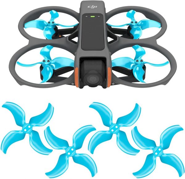 Master Airscrew Stealth Propellers for DJI Avata 2 - Blue, 4...