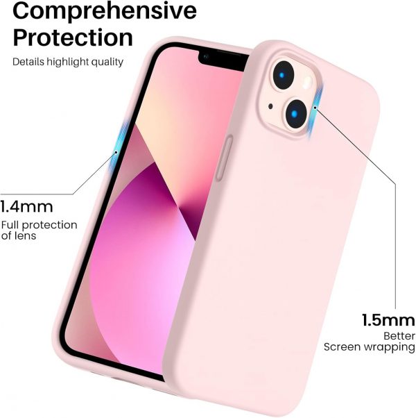 ORNARTO Shockproof Liquid Silicone Designed for iPhone 13 Ca... - Image 6