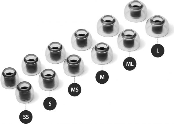AZLA SednaEarfit Crystal Standard 2 Pairs (Size L) - Earbud ... - Image 8