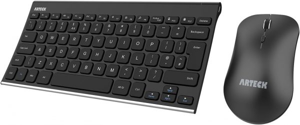Arteck 2.4G Wireless Keyboard and Mouse Combo QWERTY UK Layo... - Image 2