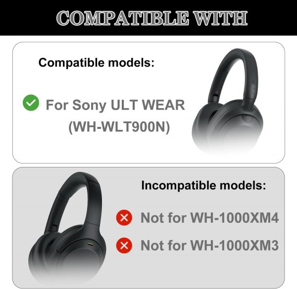 Aiivioll Replacement Ear Pads for Sony ULT WEAR/WH-ULT900N O... - Image 3