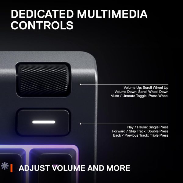 SteelSeries Apex 3 - RGB Gaming Keyboard - 10-Zone RGB Illum... - Image 7