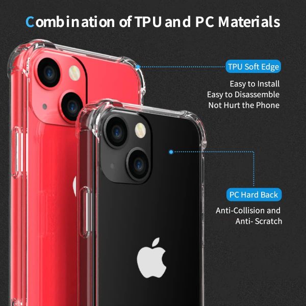 Whioltl Compatible with iPhone 13 Case, Crystal Clear Phone ... - Image 5