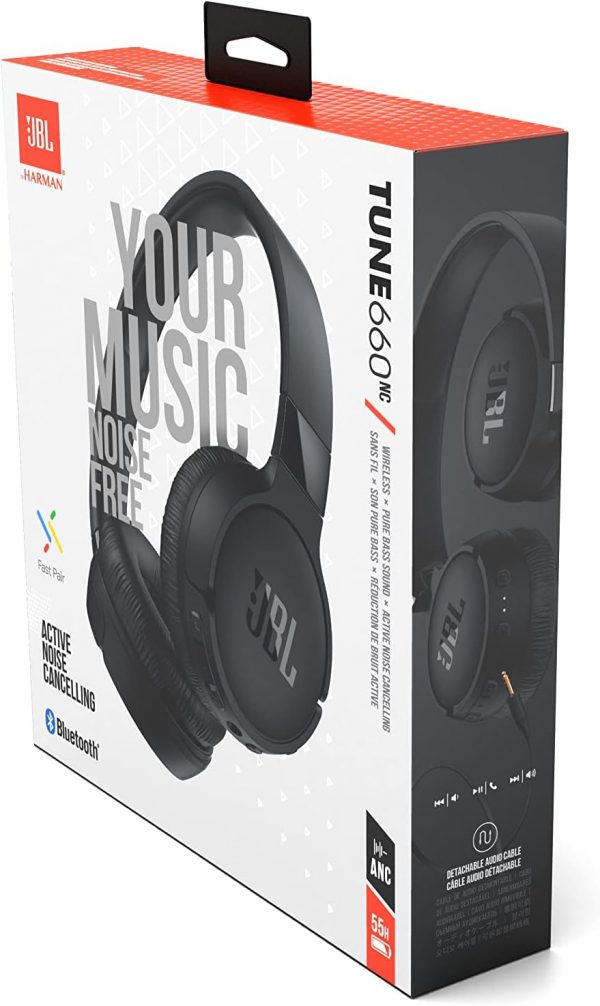 JBL Tune 660 NC Wireless On-Ear Bluetooth Headphones with Ac... - Image 14