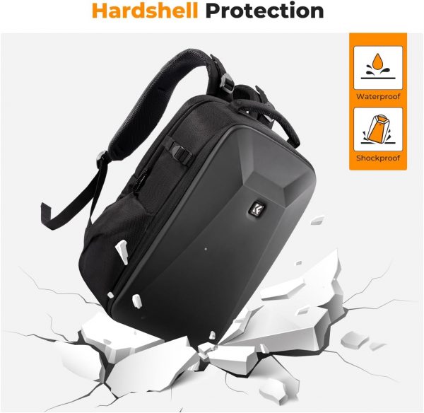 K&F Concept Camera Backpack,Hardshell DSLR Photography Camer... - Image 7