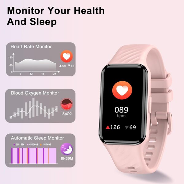 FeipuQu Smart Watch for Women,Fitness Watch with Heart Rate/... - Image 4