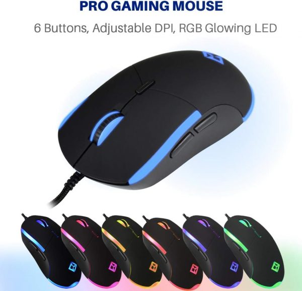 Combrite USB Wired 80% Gaming Keyboard And Mouse Set With La... - Image 5