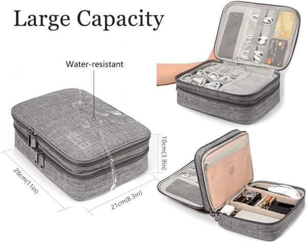 HCFGS Travel Cable Organiser Bag, Electronics Accessories Or... - Image 6