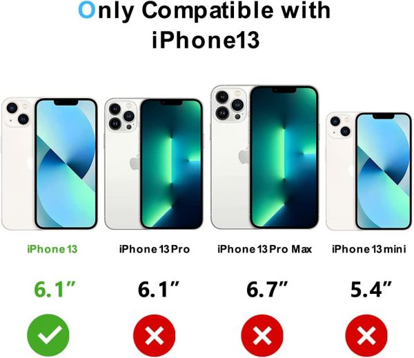 Whioltl Compatible with iPhone 13 Case, Crystal Clear Phone ... - Image 3