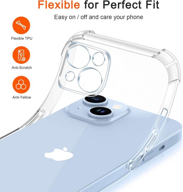 ivoler [4 in 1 Camera Cover Case Compatible with iPhone 14 6... - Image 6