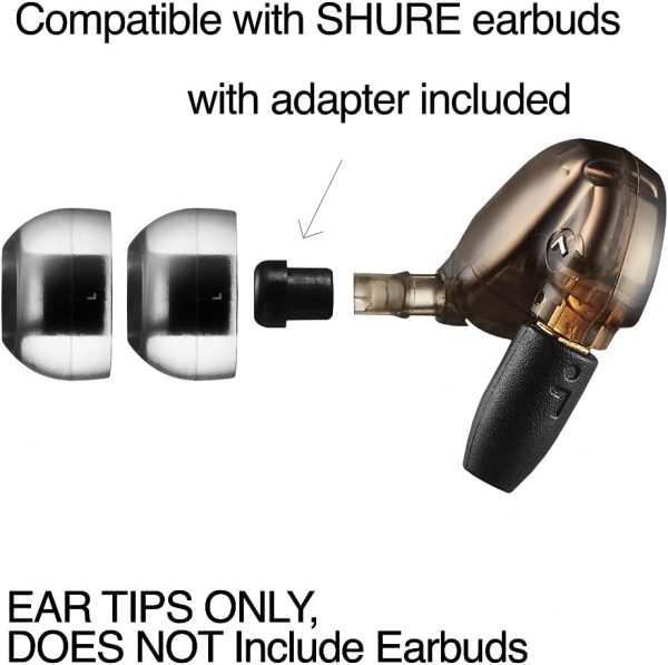 AZLA SednaEarfit Crystal Standard 2 Pairs (Size L) - Earbud ... - Image 3