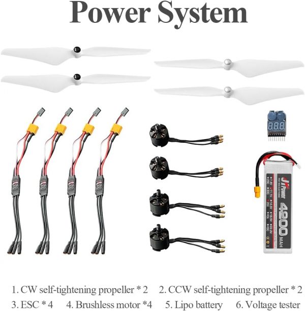 HAWK'S WORK F450 Drone Kit to build, DIY Quadcopter Set, Fra... - Image 4