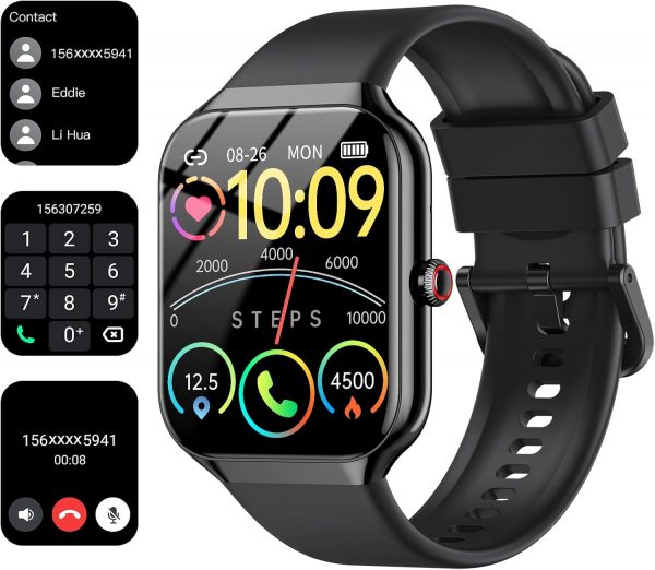 Smart Watch for Men Women Answer/Make Call, 1.96" HD Touch S... - Image 2