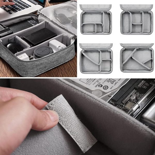 HCFGS Travel Cable Organiser Bag, Electronics Accessories Or... - Image 4