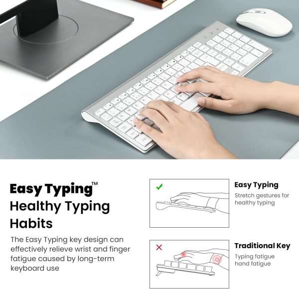 Wireless Keyboard Mouse Combo, cimetech 2.4G Ultra-Thin Keyb... - Image 8