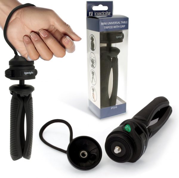 iGadgitz PT310 Mini Lightweight Table Top Stand Tripod and G... - Image 5
