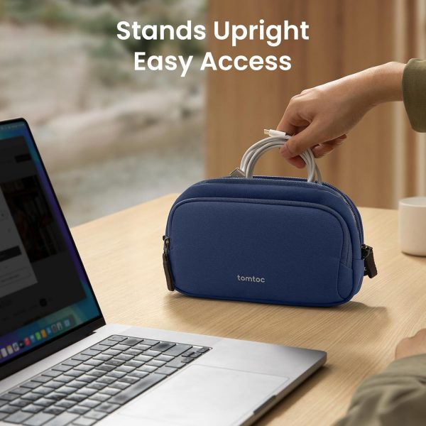 tomtoc Electronic Organiser Travel Pouch, Water Resistant Du... - Image 4