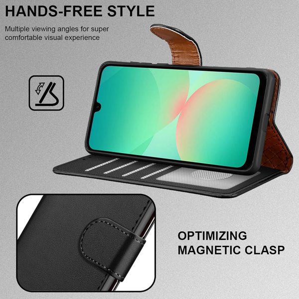 iCatchy for Samsung A26 5G Case with 4 Card Slots Leather Wa... - Image 5