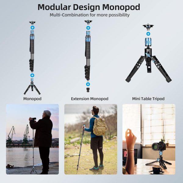 SIRUI P-325FL Camera Monopod for Photography, 170cm Carbon F... - Image 6