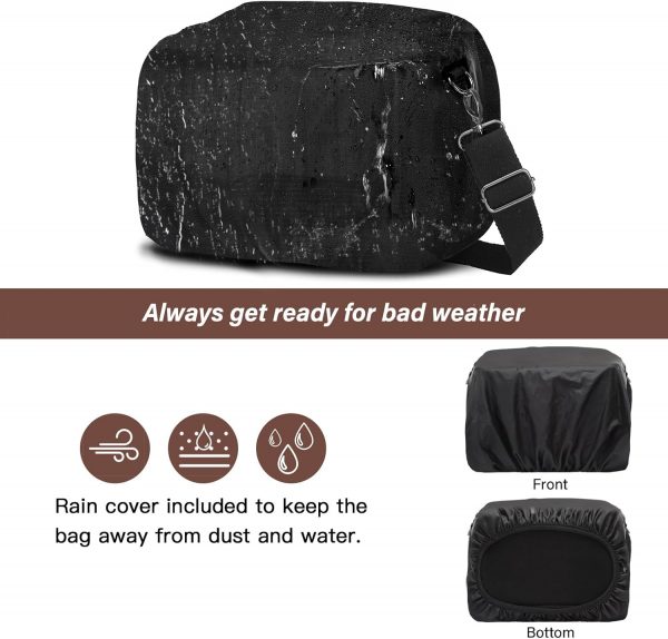 MOSISO Camera Bag, Vintage Padded Compact Crossbody DSLR SLR... - Image 5