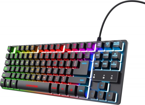 Trust Gaming TKL Keyboard with UK Layout GXT 833 Thado - Com... - Image 2