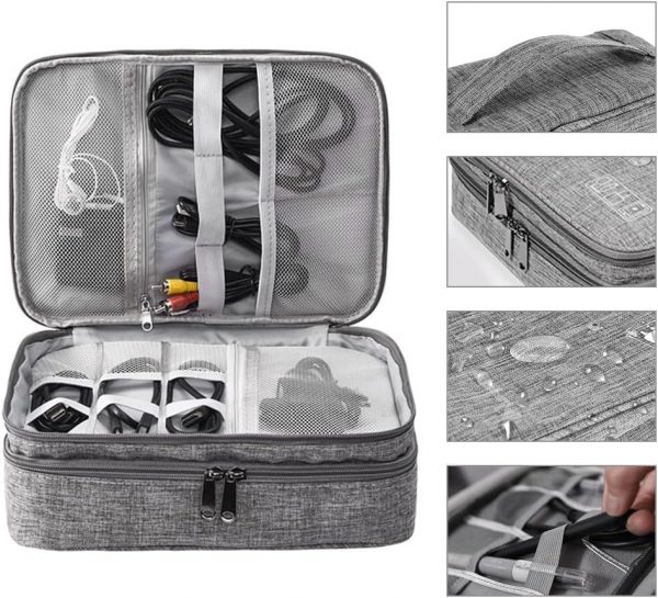 HCFGS Travel Cable Organiser Bag, Electronics Accessories Or... - Image 5