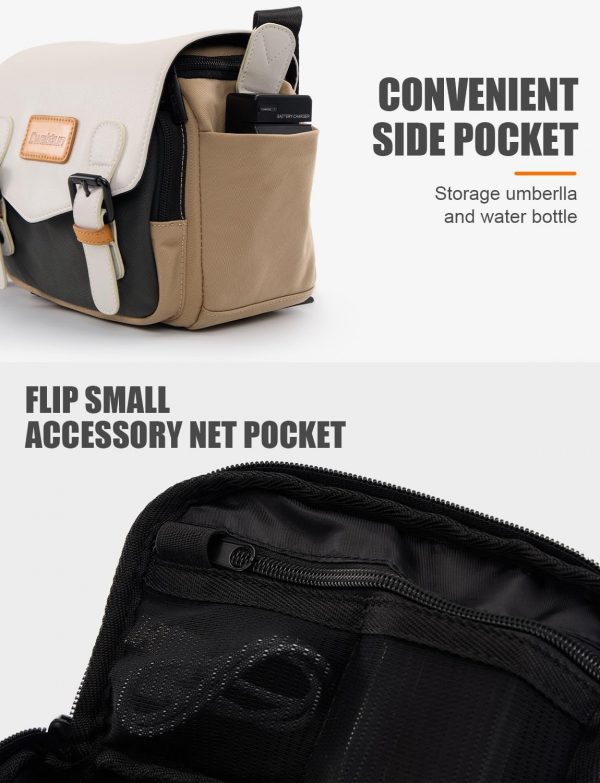 Cwatcun Camera Shoulder Bag Compact Camera Case, Small Water... - Image 6