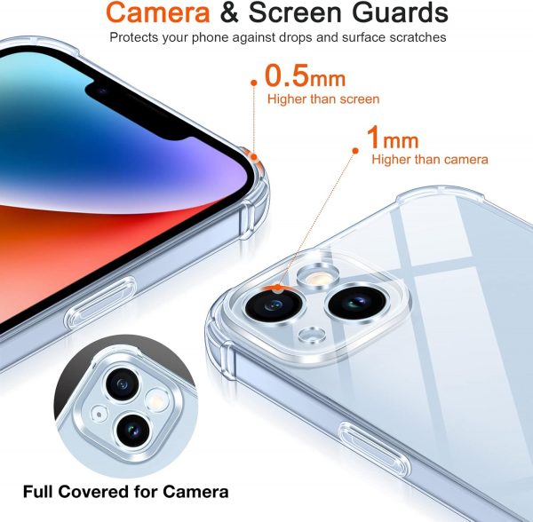 ivoler [4 in 1 Camera Cover Case Compatible with iPhone 14 6... - Image 5