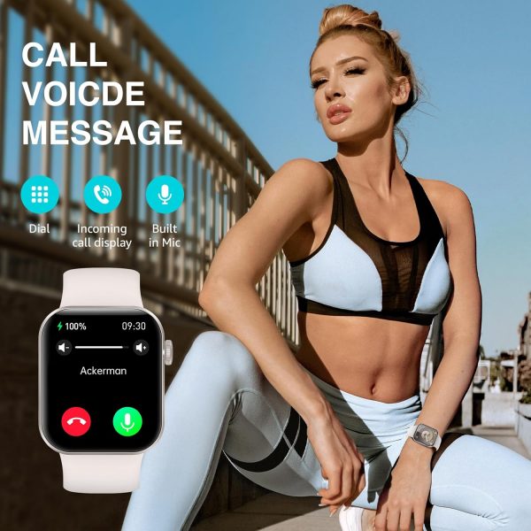 Smart Watch for Women Men Answer/Make Call,1.85"HD Screen Fi... - Image 3
