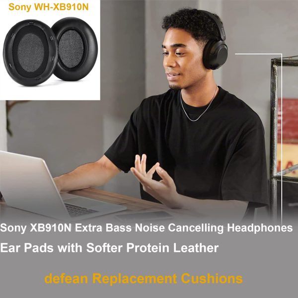 WH XB910N Earpads Cushions Replacement Compatible with Sony ... - Image 8