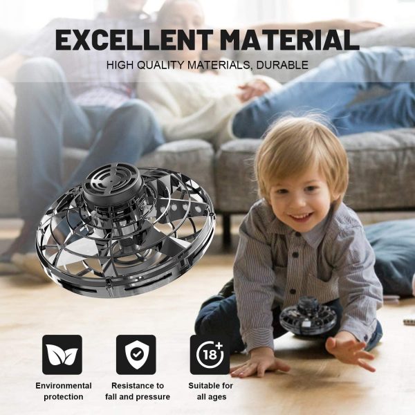 Flying Spinner Toys, Hand Controlled Mini Drone, RGB Light F... - Image 4