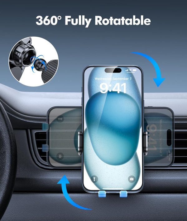 EOIWUY Car Phone Holder Wireless Charger,Auto Clamping 15W F... - Image 7