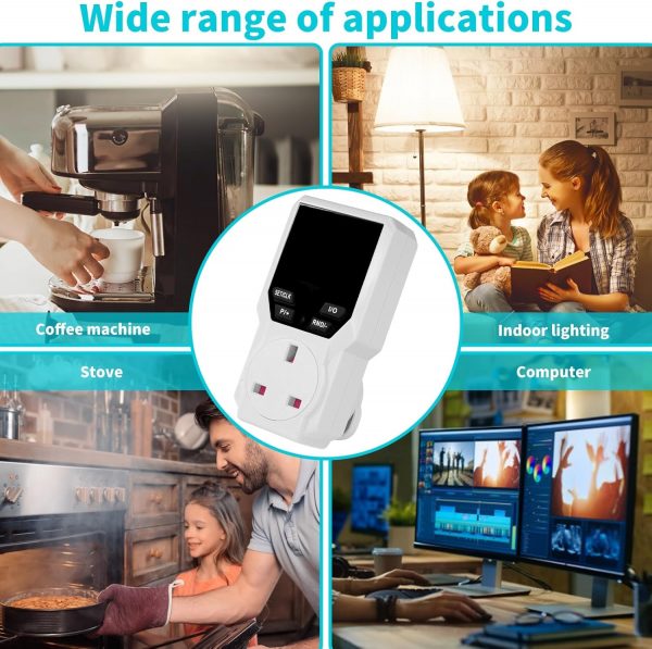 DEWIN Digital Timer Plug Socket, Smart Switch Programmable E... - Image 8