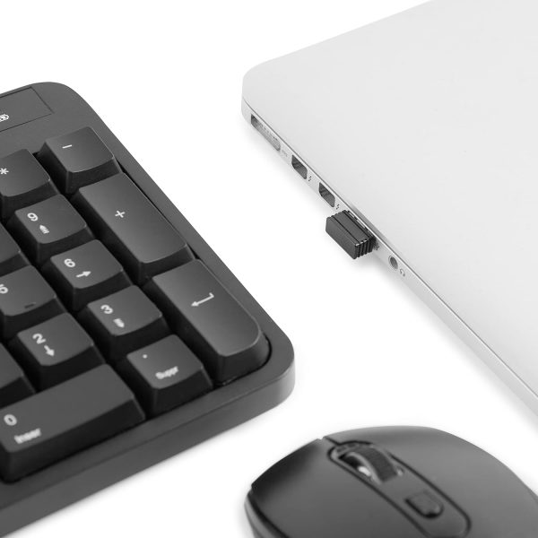 Amazon Basics Ergonomic Wireless Keyboard Mouse Combo UK lay... - Image 7