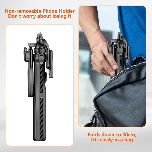 JOILCAN 70" Cell Phone Selfie Stick Tripod, Extendable Mobil... - Image 10
