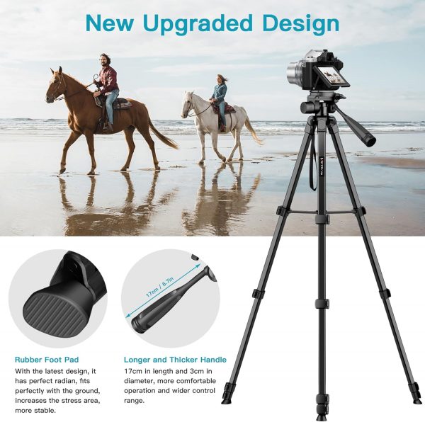 Victiv Camera Tripod for Canon Nikon Sony, 67.7"/172cm Porta... - Image 7