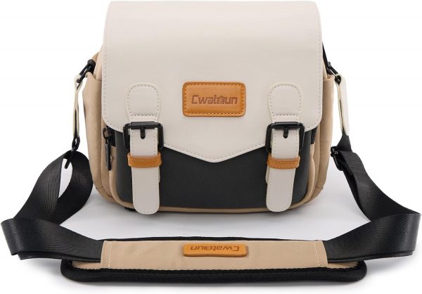 Cwatcun Camera Shoulder Bag Compact Camera Case, Small Water... - Image 2