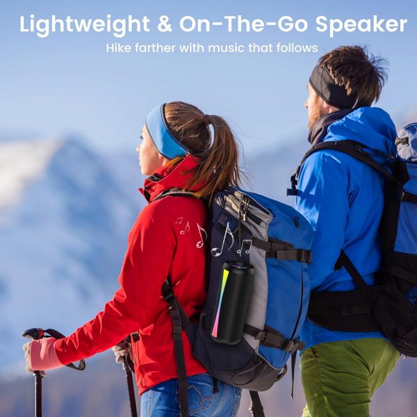 Portable Bluetooth Speaker, Bluetooth 5.3 Wireless Speaker w... - Image 8