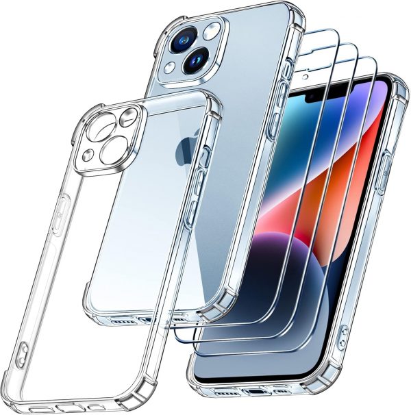 ivoler [4 in 1 Camera Cover Case Compatible with iPhone 14 6... - Image 2