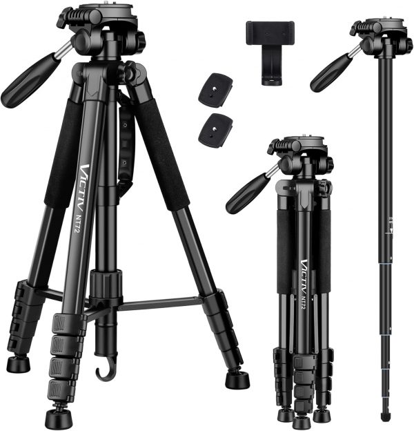 Victiv 72-inch Camera Tripod Aluminum Monopod T72 Max. Heigh... - Image 2