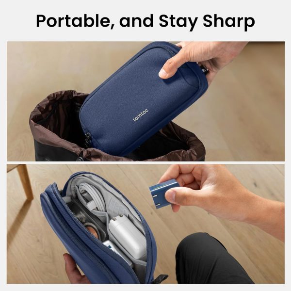 tomtoc Electronic Organiser Travel Pouch, Water Resistant Du... - Image 11