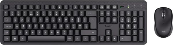 Trust Ymo II Silent Wireless Keyboard and Mouse Set QWERTY U... - Image 3