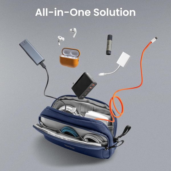 tomtoc Electronic Organiser Travel Pouch, Water Resistant Du... - Image 9