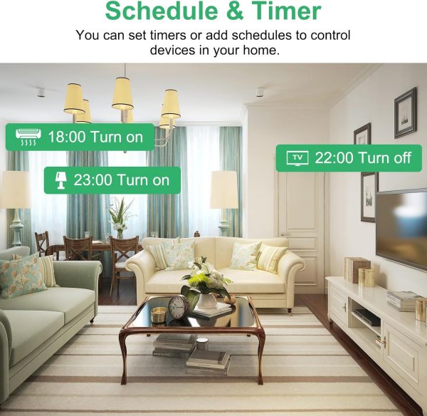 ANTELA Smart Power Strip Energy Monitoring, Wifi Smart Exten... - Image 6