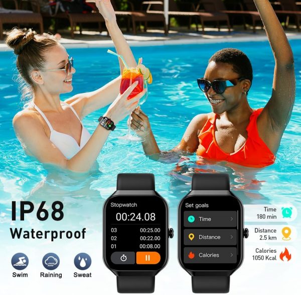 Smart Watch for Men Women Answer/Make Calls, 1.96" Fitness W... - Image 8