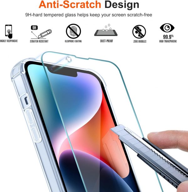 ivoler [4 in 1 Camera Cover Case Compatible with iPhone 14 6... - Image 3